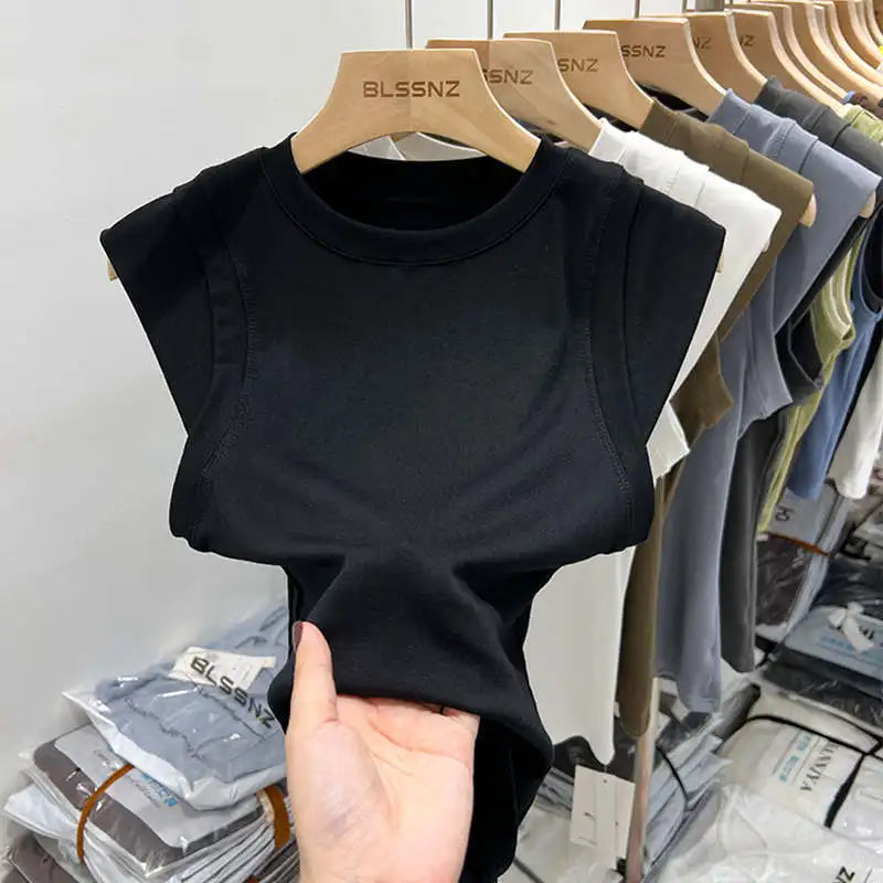 Summer Women T Shirt Girls T-Shirt Woman Clothes Tops Cotton Slim Tshirt Female Long Sleeve Crop Top Spring Tee Sexy Canale Y2k