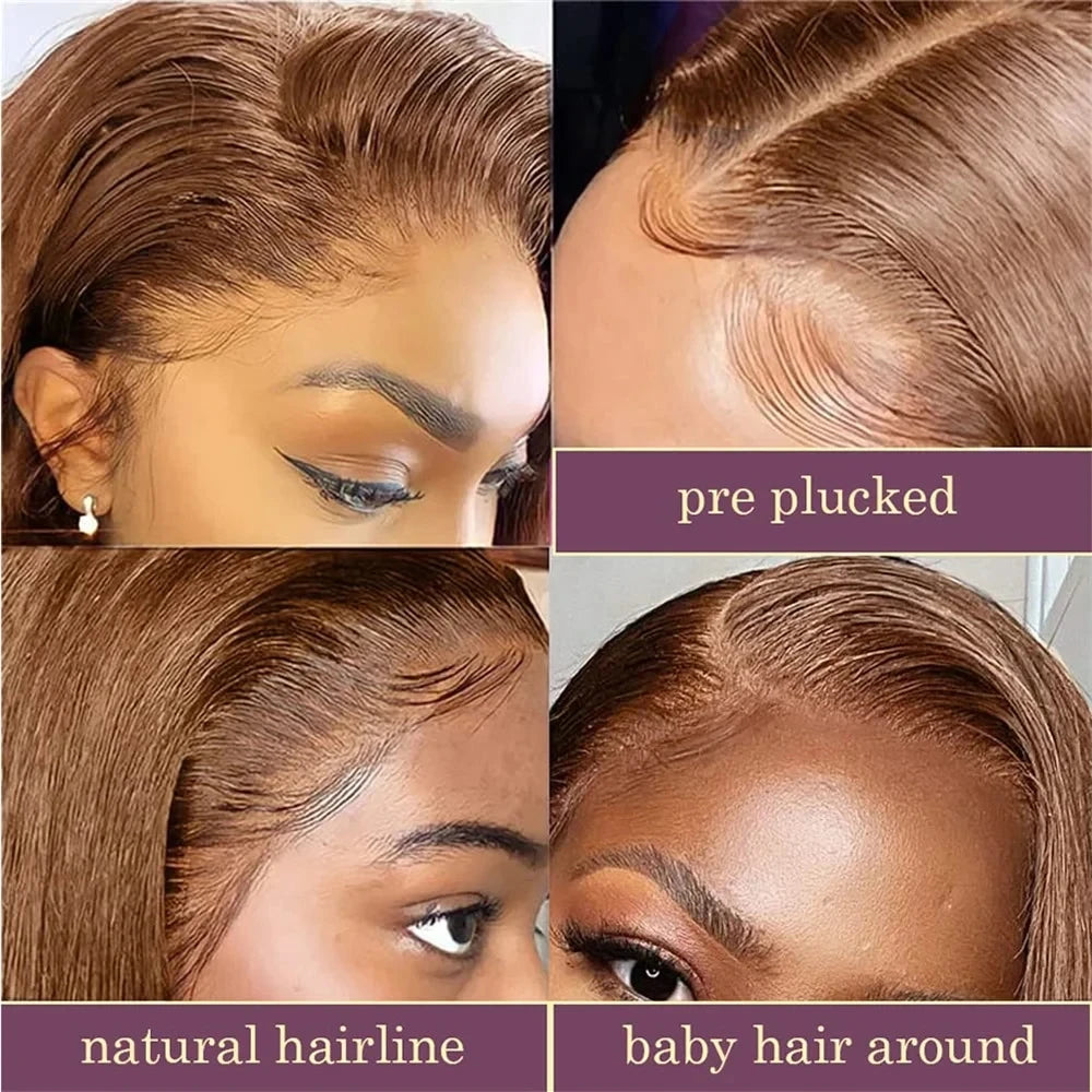 Brazilian Hair Short Bob Wig Pixie Cut Wig 13x4X1 Side Part Lace Human Hair Wigs 100% Remy Hair Straight Cheap Human Hair Wig