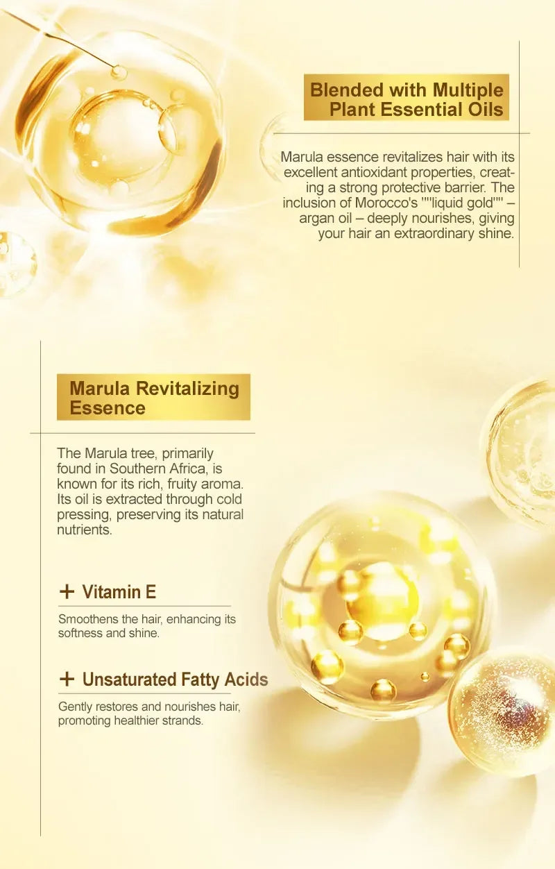 Moroccan Hair Care Essential Oil Nourishes Hair Nut Oil Smooths Brightens Softens Hair essence Repairs Scalding Damage Hairy Dry