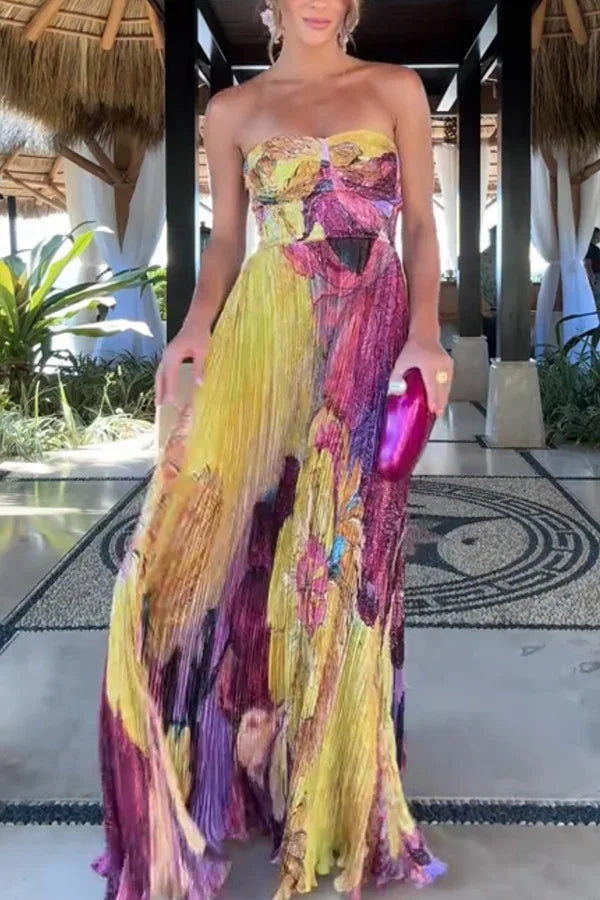 Shiny Sequin V Neck Maxi Dresses Women Elegant Slimming Backless Short Sleeved Long Dress Lady Gold Silver Party Evening Robes