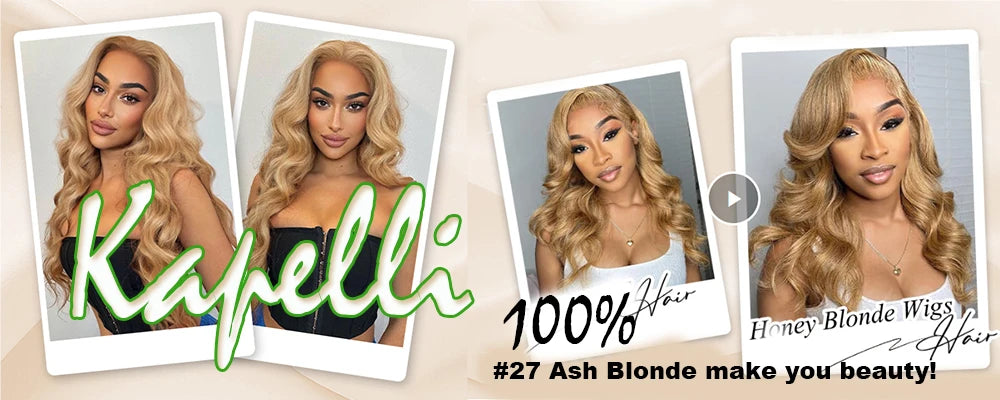 Blonde Body Wave Human Hair Bundles 27 Colored Bundles Human Hair 1/3/4 Bundle Deals Tissage Human Hair Extentions Remy Raw Hair