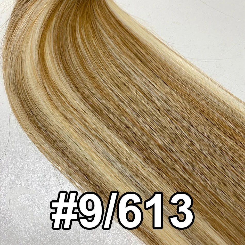14A Bulk Human Hair Extensions bone Straight 100% Real Remy Highlights human hair braiding hair salon exclusive hair extensions