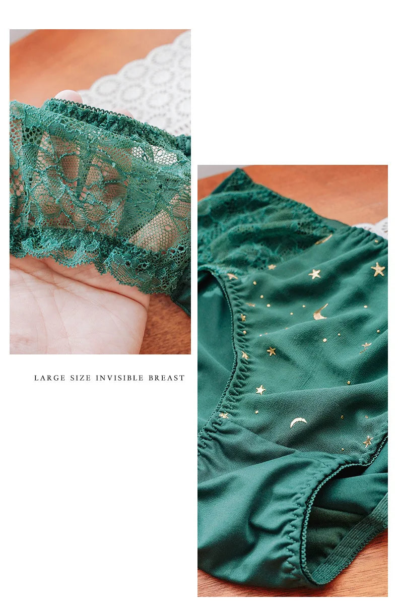 Men's Lace Sexy Underwear  Panties with Bow Tie Unisex Universal Comfortable Polyester Fiber Undergarments for Youth