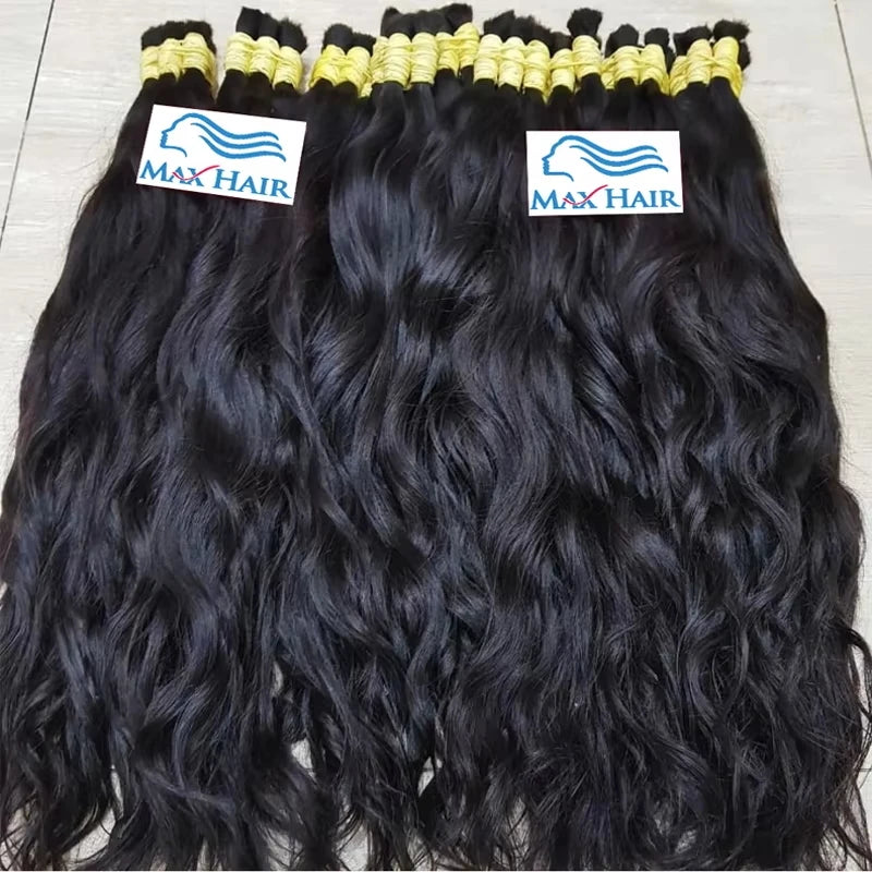 Pure Natural 100% Human Hair Bulk Braiding Hair Cabelo Humano No Weft Hair Unprocessed Human Hair Boho Braids Curly Body Wave