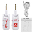 2.4G Wireless Guitar System Rechargeable Guitar Transmitter Receiver 48K/16bit Real-time Transmission Rotatable Plug for Guitars