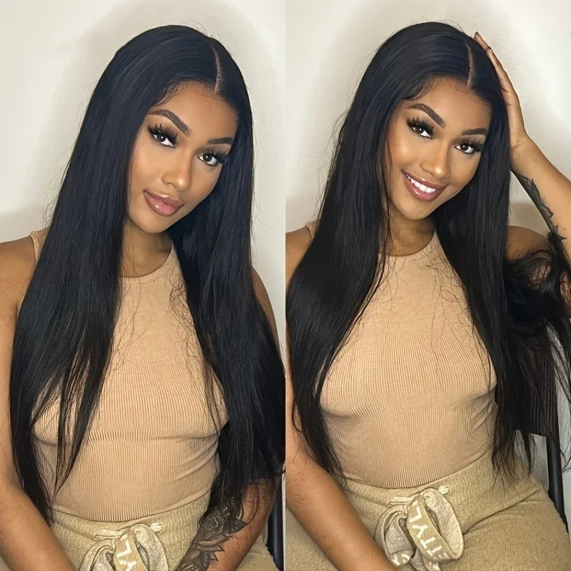 Bone Straight Human Hair Wigs 100% 360 Lace Frontal Wig 13x4 13x6 Lace Front Human Hair Wigs Transparent Lace Wigs for Women
