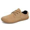 Wide Toe Barefoot Shoes for Men Outdoor Treking Sports Minimalist Walking Shoes Suede Waterproof Outdoor Men Travel Sneakers