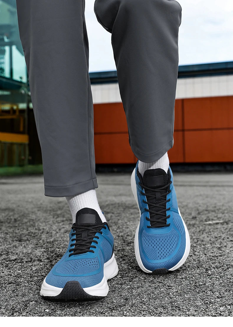 Barefoot Shoes for Men Zero Drop Wide Toe Box Sneakers Minimalist Lace Up Lightweight Breathable Running Shoes Gym Shoes Outdoor