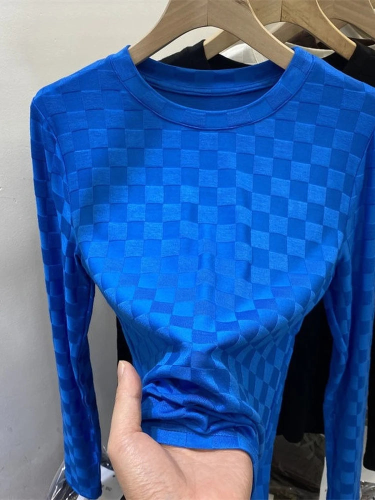 Summer Women T Shirt Girls T-Shirt Woman Clothes Tops Cotton Slim Tshirt Female Long Sleeve Crop Top Spring Tee Sexy Canale Y2k