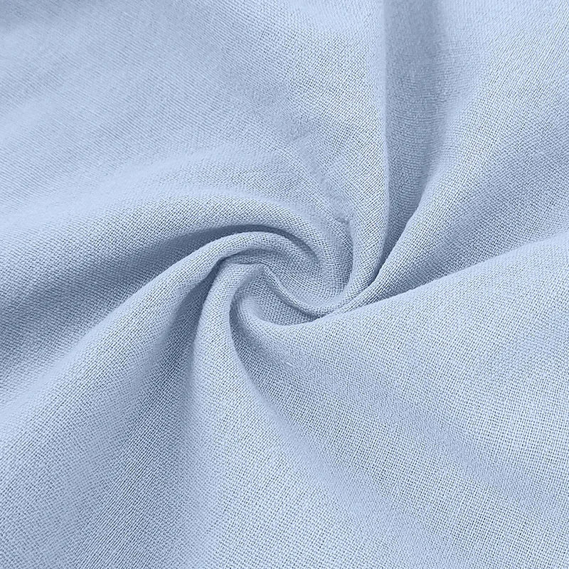 High-Quality Cotton Linen Short-Sleeved POLO Shirt Men Casual Loose Comfortable Shirt summer tees Button turn-down collar tops