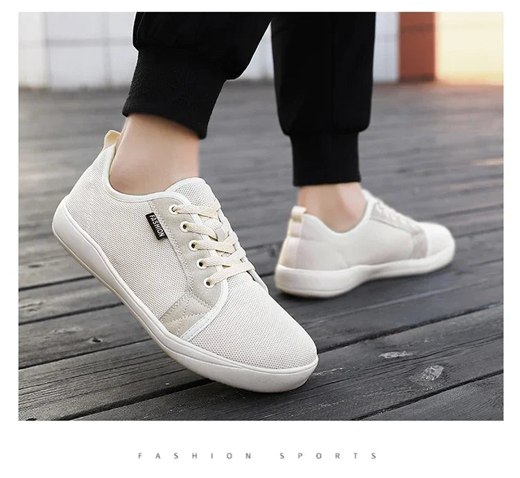 Men's Barefoot Shoes with Wide Toe Breathable Minimalist Sneakers for Fitness Cross Training Casual Wear and Large Size Comfort