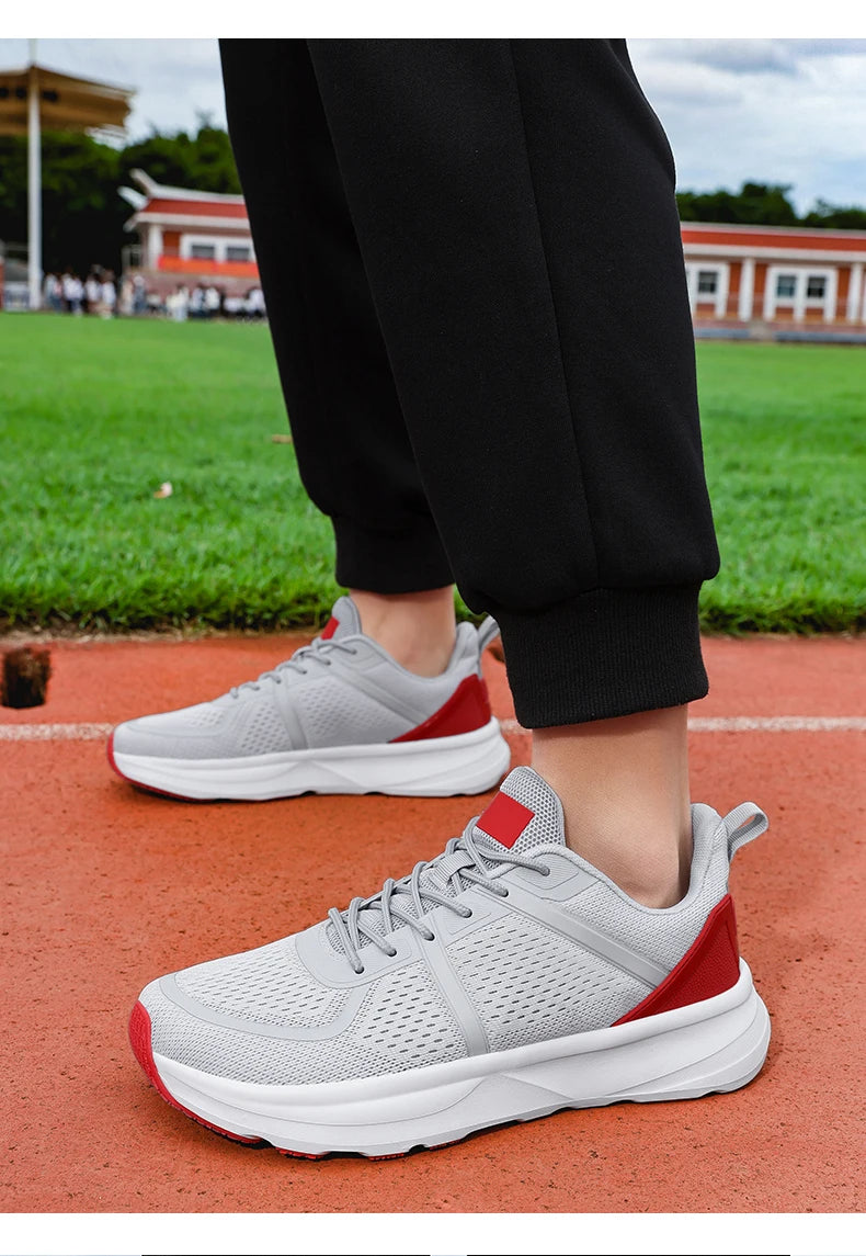 Barefoot Shoes for Men Zero Drop Wide Toe Box Sneakers Minimalist Lace Up Lightweight Breathable Running Shoes Gym Shoes Outdoor