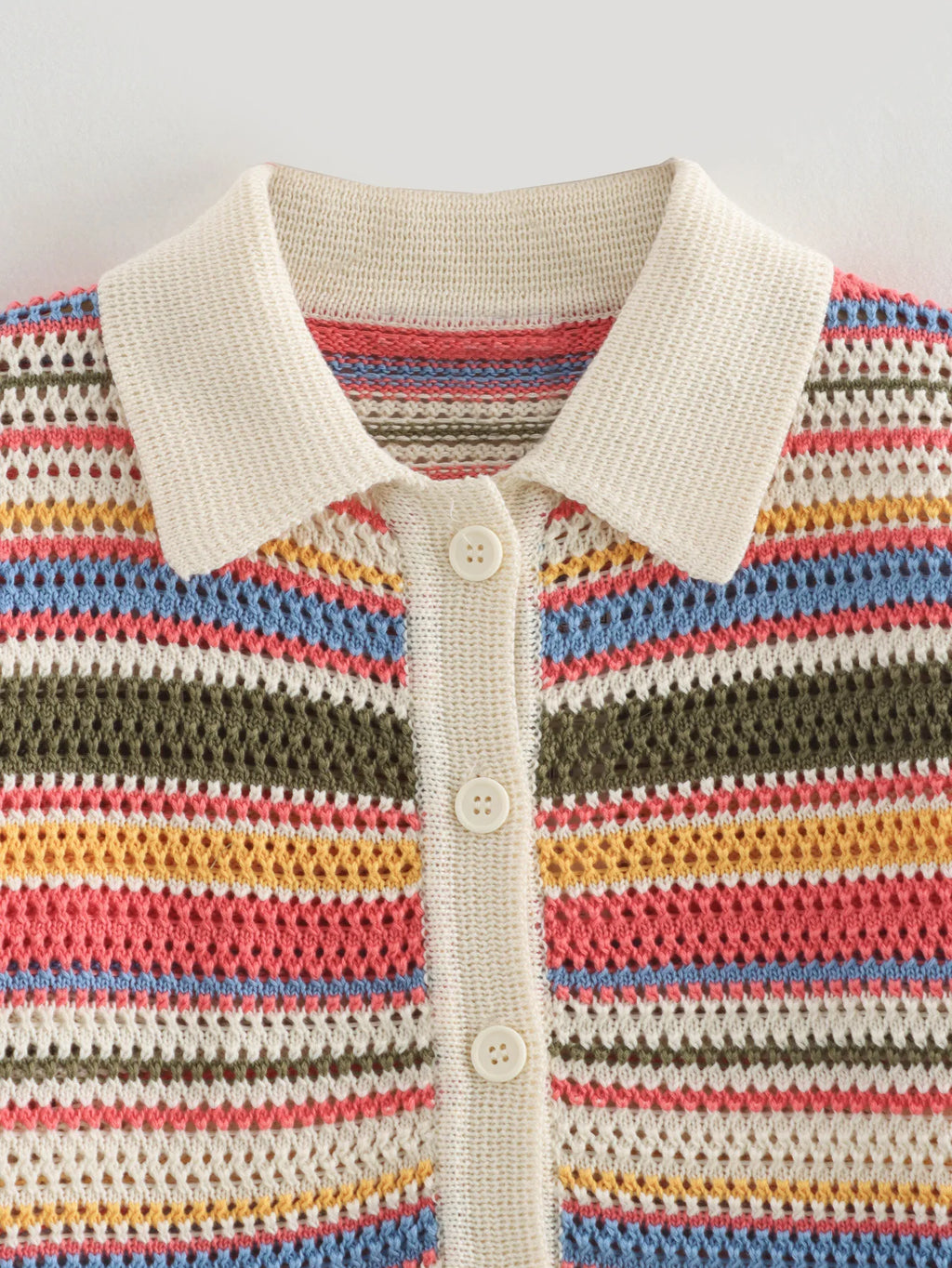 2025 Spring New POLO Shirt Collar Knitted Top Shorts Set