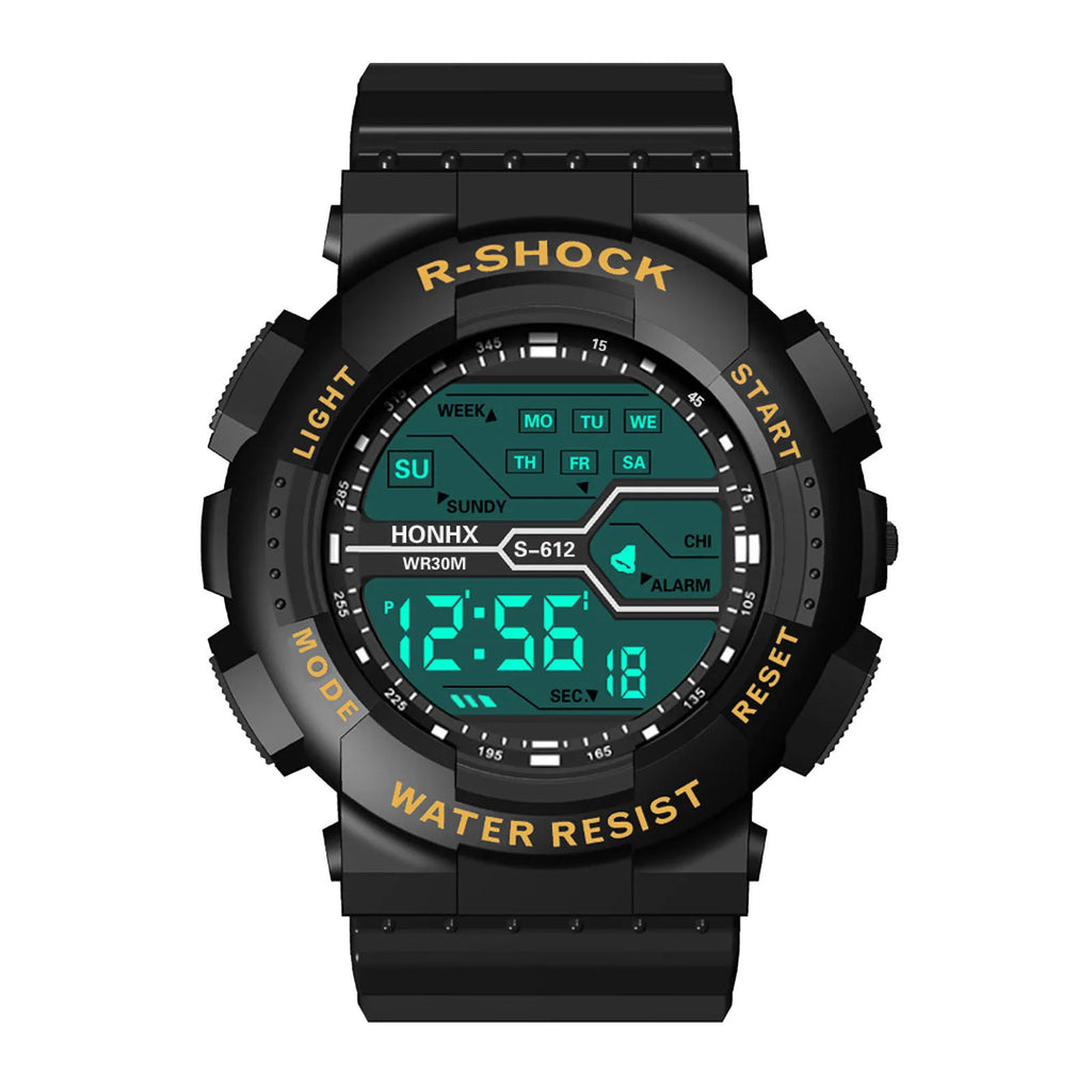 A Variety Of Styles Of Cool Sports Electronic Watches With Four Buttons