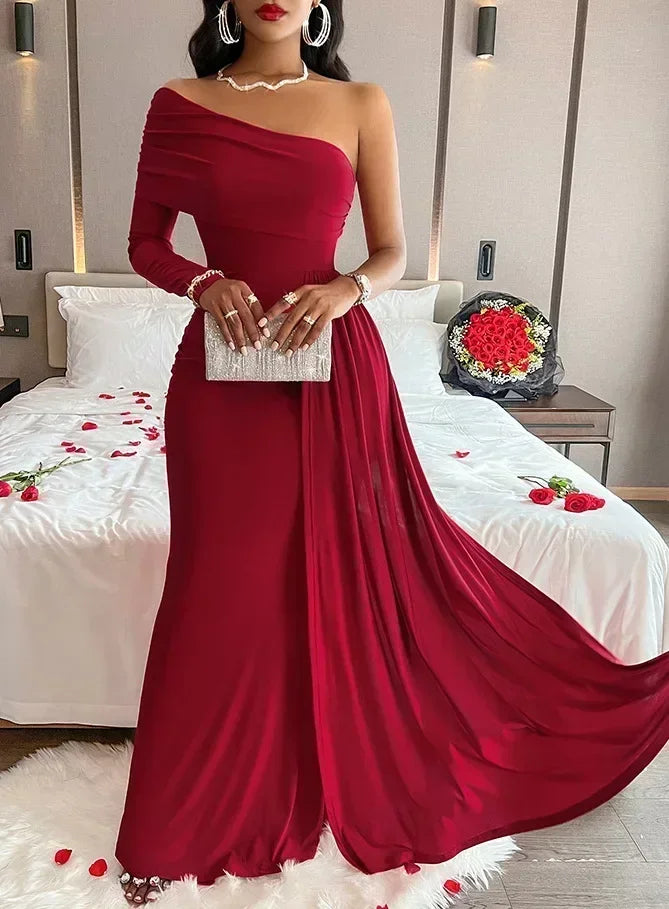 2026 Luxury Party Evening Dresses Women's Sexy and Elegant Backless Sleeveless Off Shoulder Maxi Dress Fashion Prom Gown Females