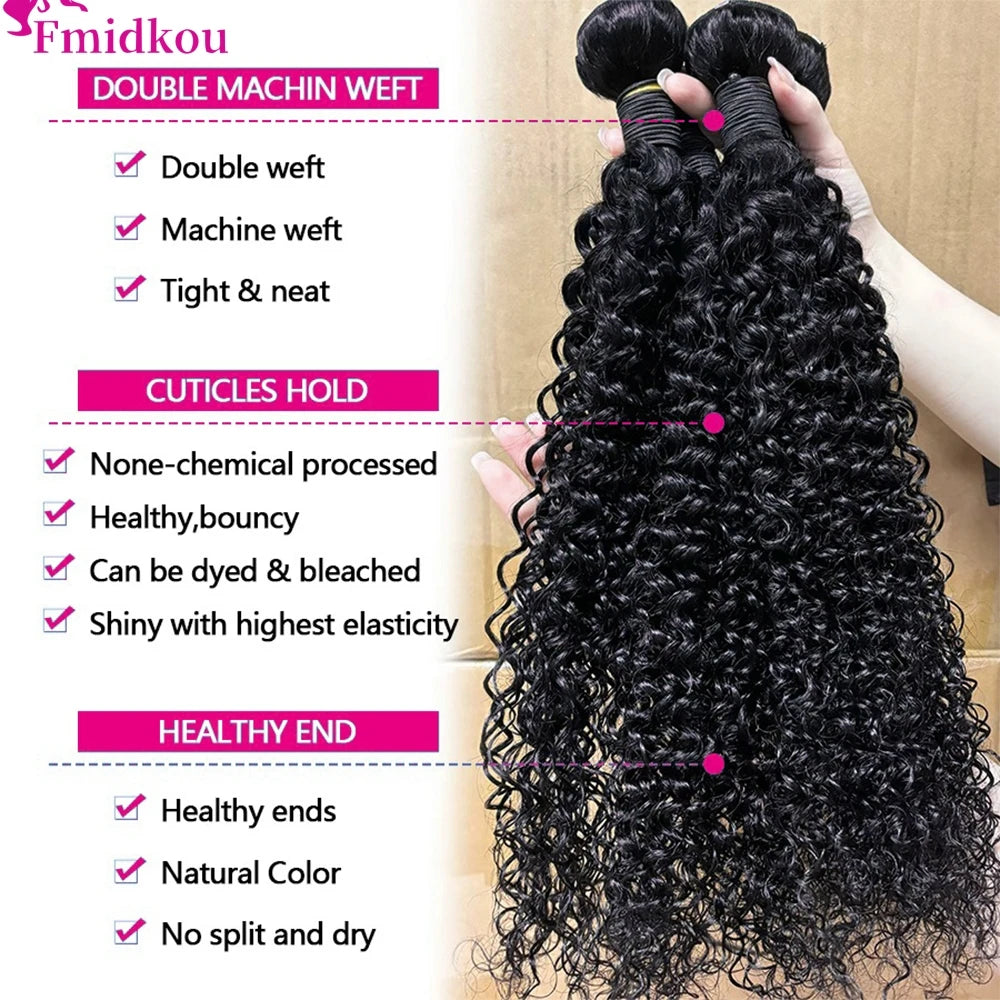 24 24 24 Burmese Curly Human Hair Bundles 12A Indian Unprocessed Raw Human Hair Bundles kinky Curly Hair Bundles Real Human Hair