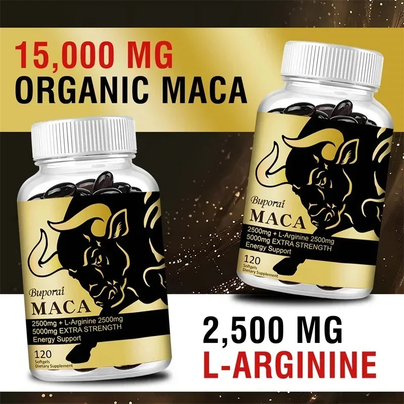 Maca Root - Super Strong Absorption, Improve Energy Levels, Athletic Performance, Improve Negative Mood, Enhance Immunity