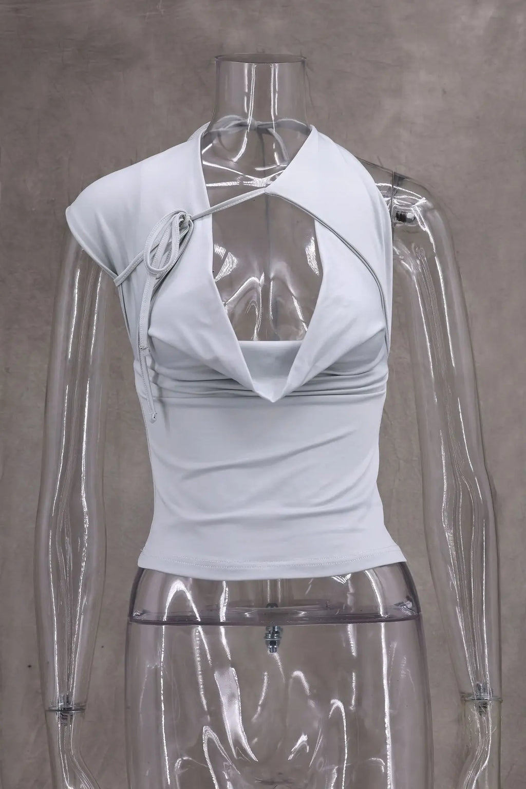Summer Women Solid Lace Up Sexy T-shirts Chic Halter Backless Sleeveless Tank Tops Female Y2K Elasticity Cropped Young Girl Top