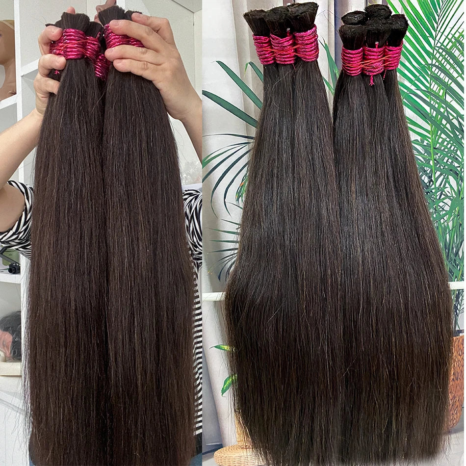 Pure Natural 100% Human Hair Bulk Braiding Hair Cabelo Humano No Weft Hair Unprocessed Human Hair Boho Braids Curly Body Wave