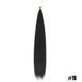 Synthetic Bone Straight Crochet Hair Extensions 30 Inch Hook Braids Ariel Straight Hair Weaving 1-3Pcs Purple Fake Hair Bundles