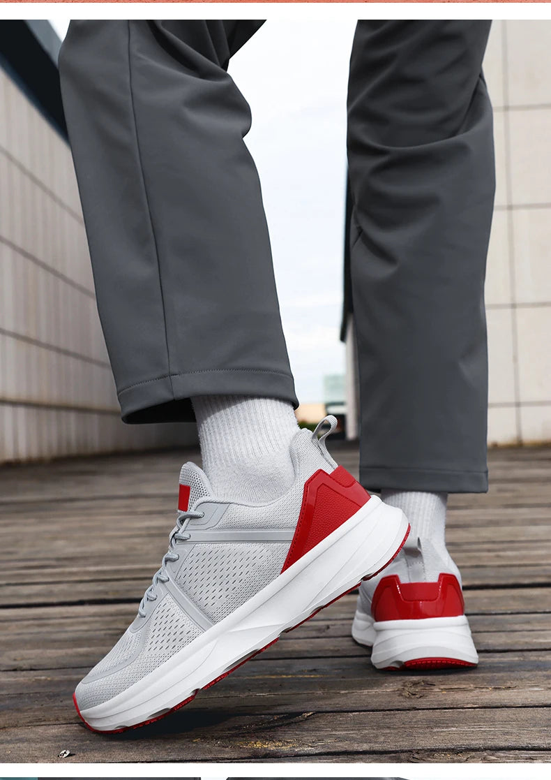 Barefoot Shoes for Men Zero Drop Wide Toe Box Sneakers Minimalist Lace Up Lightweight Breathable Running Shoes Gym Shoes Outdoor