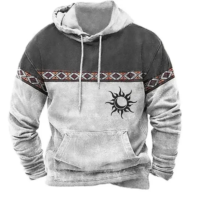 Hoodies For Men Y2k Golf Camping Casual cowboy Long Sleeve Autumn Fashion Sweatshirts 3d Printed Hooded Holiday Loose Oversized