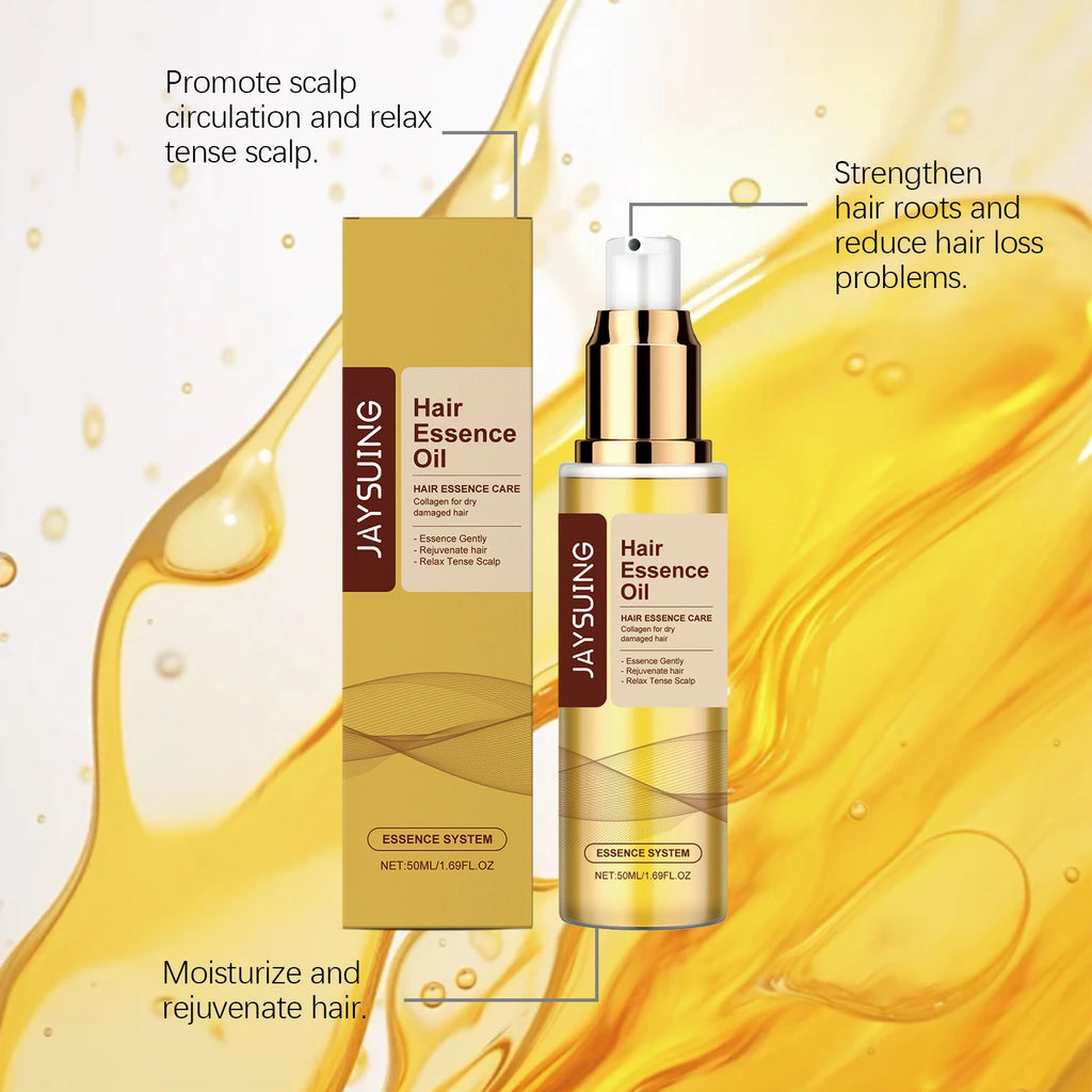 Hair Care Essence Improve Breakage Dryness Remove Split Ends Enhance Luster Deeply Nourishing Scalp Smoothing Natural Hair Oil