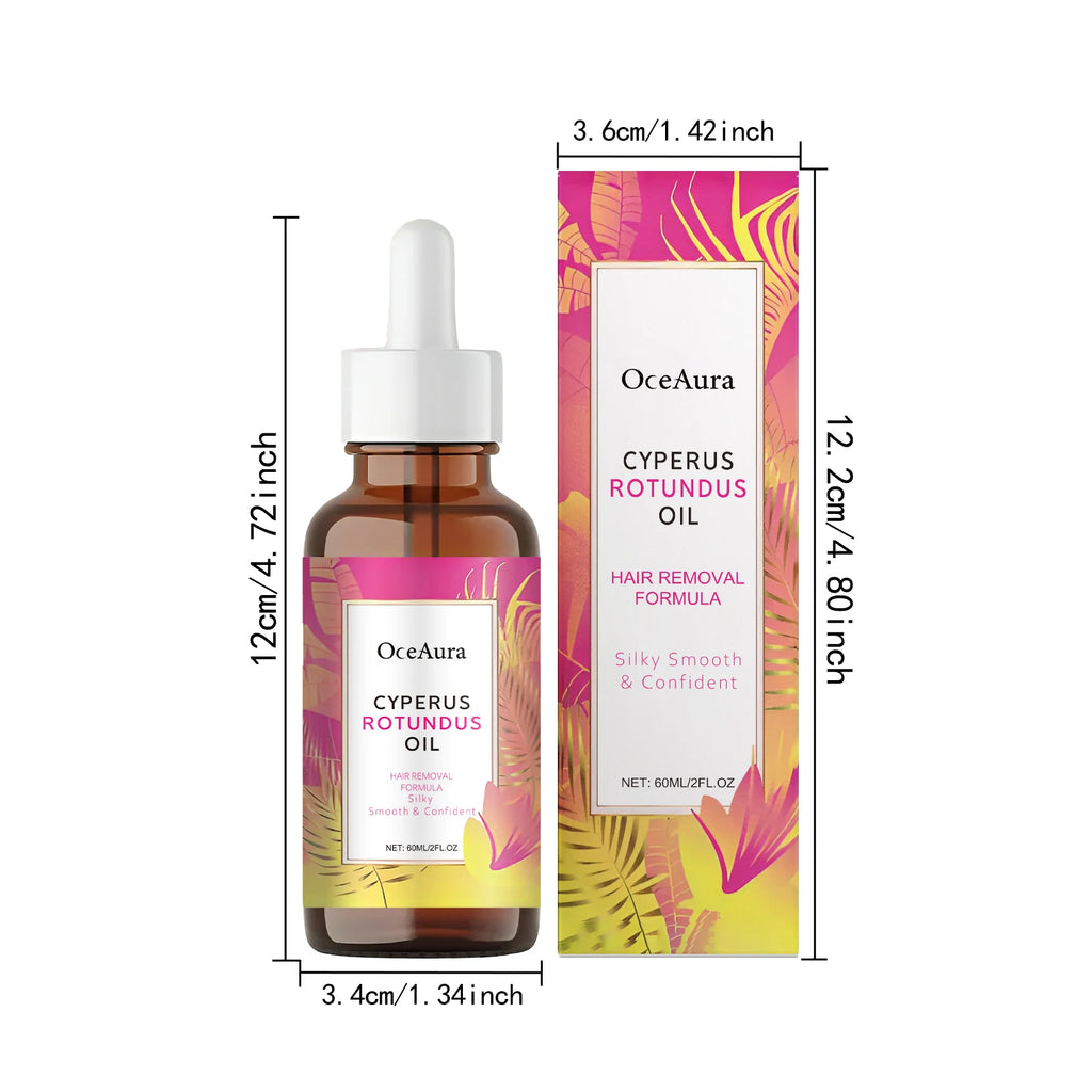 Oceaura Hair Removal Care Oil Moisturizing Gentle Remove Hair Smoothing Pore Shrink Nourishing Non-irritating Mild for Skin Care