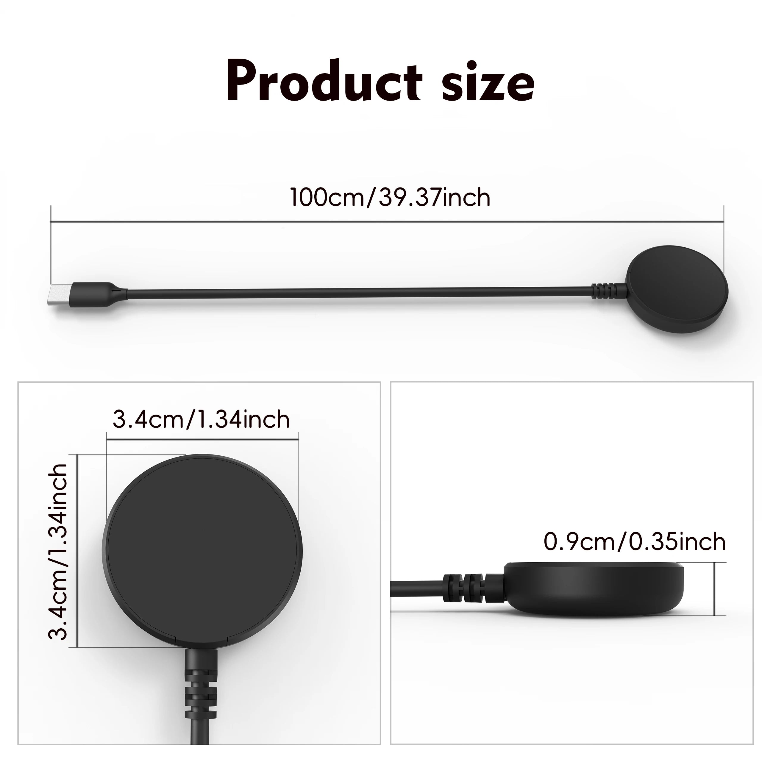 Watch Whiress charger for Galaxy Watch Charger Cable for Galaxy Watch 3/4/5/6/7/8 Ultra 4/6/8 Classic  5 Pro Active 1 /2