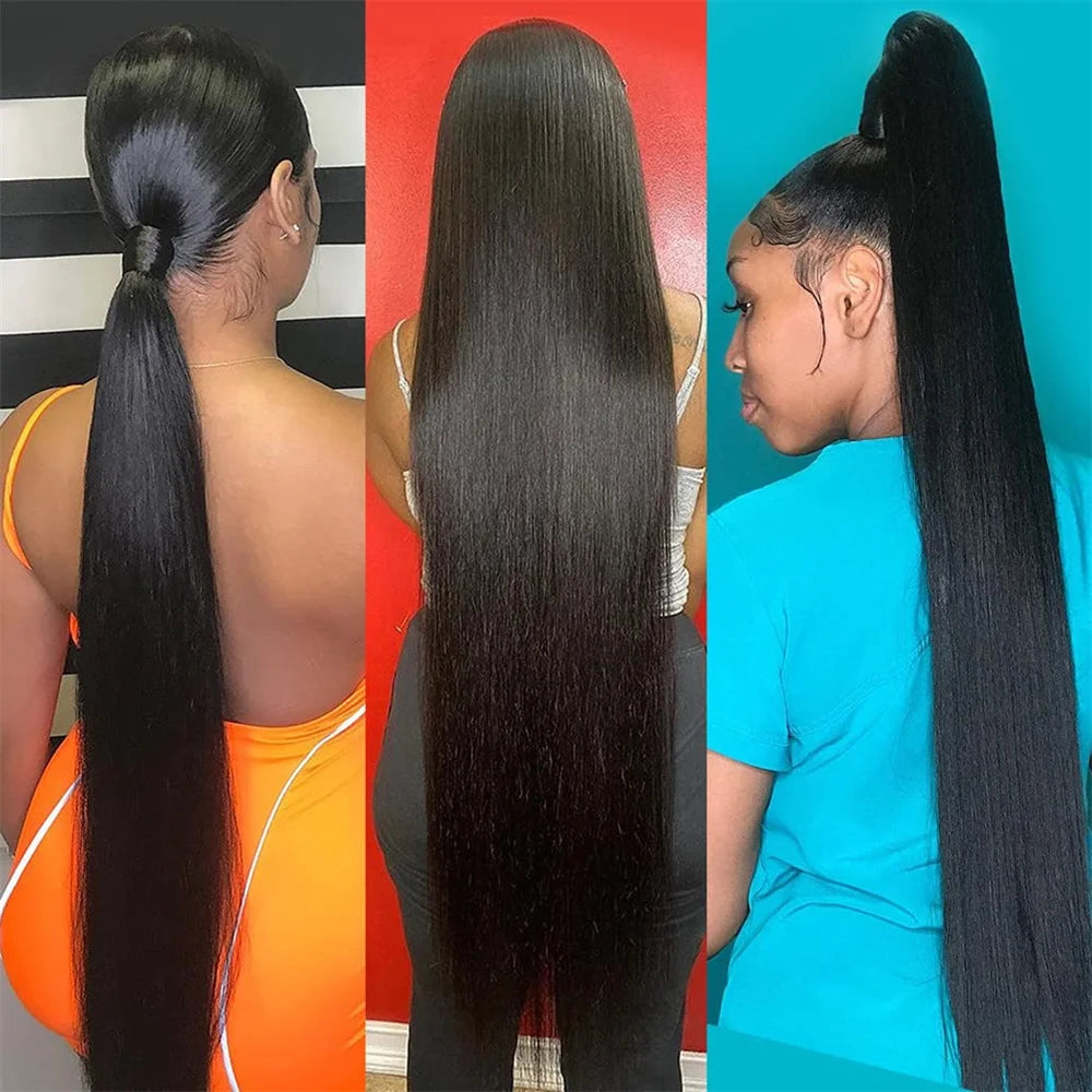 8-32 Inch Bone Straight Human Hair Weave Bundles 12A Brazilian Natural Color Remy Human Hair Extension 1/3/4 Bundles Weft