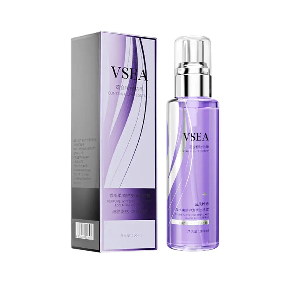 100ml Hair Care Essential Oil Spray For Women Anti Frizz Control Hair Oil Gloss Shine Fragrant Leave-In Conditioning Oil Spray