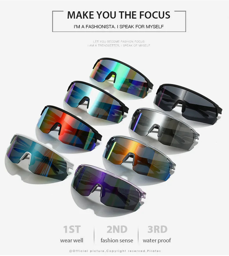 Sunglasses for Men Sport Cycling Glasses Bike Mountain Bicycle Hiking Camping Golf UV400 Protection Glasses Women Baseball