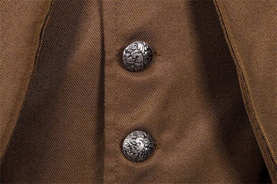 2026 Gothic Blazers for Men Medieval Steampunk Vintage Suit Jackets Banquet Party Slim Formal Tuxedo Suit Men's Cosplay Costumes