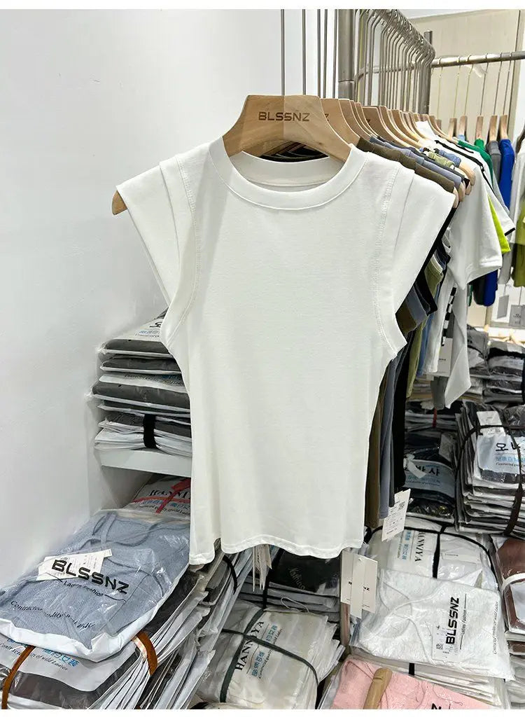 Summer Women T Shirt Girls T-Shirt Woman Clothes Tops Cotton Slim Tshirt Female Long Sleeve Crop Top Spring Tee Sexy Canale Y2k
