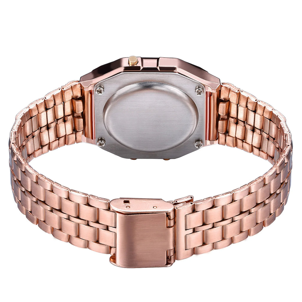 2025 Digital Watches For Men Sports Waterproof Bracelet Clock Gold Electronice LED Wristwatch Women Casucal montre homme relogio