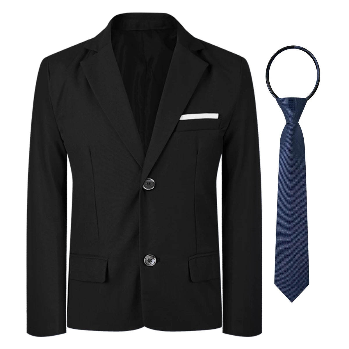 Kids Blazer Boys Easter Outfit Wedding Suit Formal Solid Jacket Teenager Gentleman Birthday Party Gift Performance Clothing Set