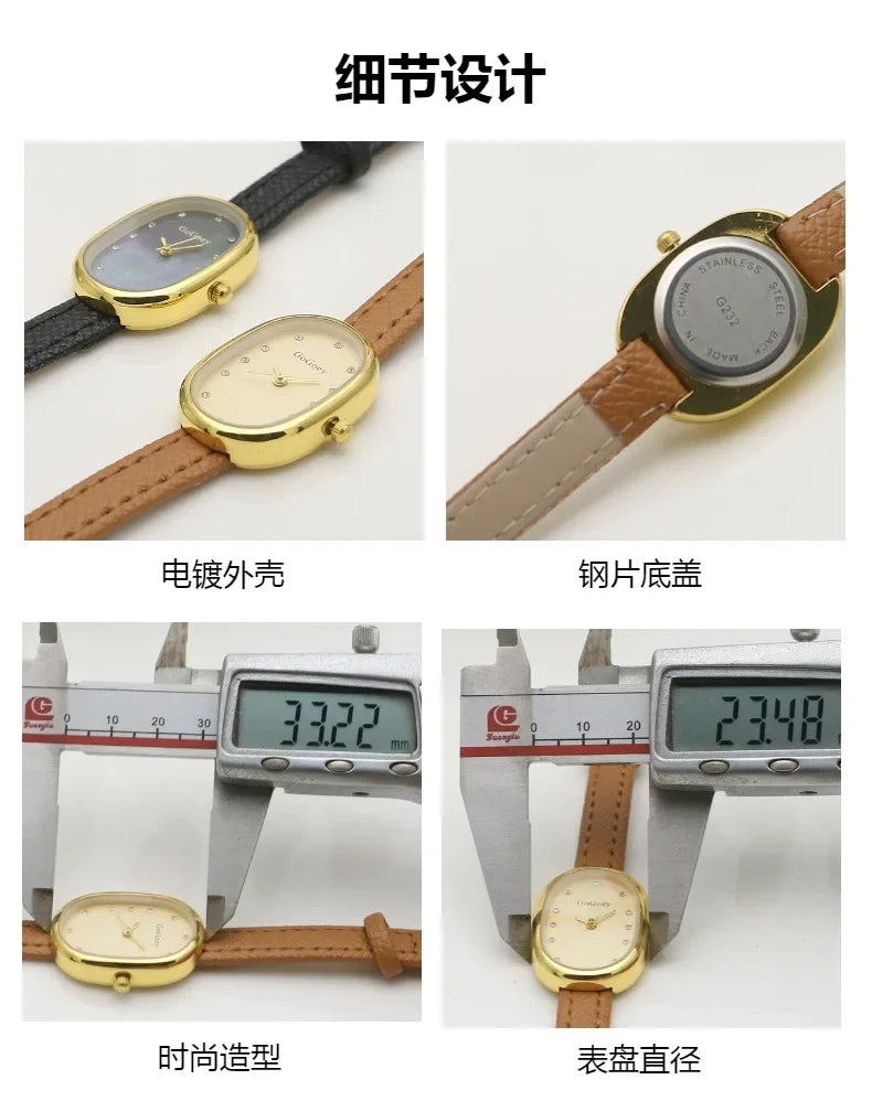 Women's Watches Elegant Quartz Wristwatches Simple Watches Girls Ladies Watch Gift for Everyday Students Clock Relogio Часы