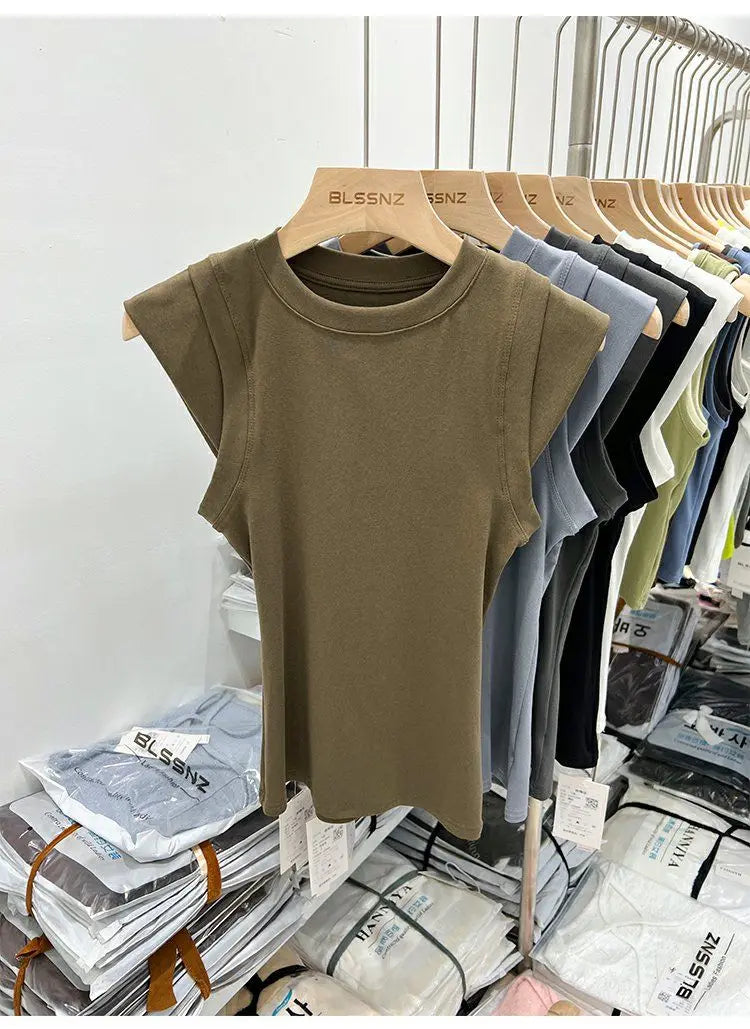 Summer Women T Shirt Girls T-Shirt Woman Clothes Tops Cotton Slim Tshirt Female Long Sleeve Crop Top Spring Tee Sexy Canale Y2k