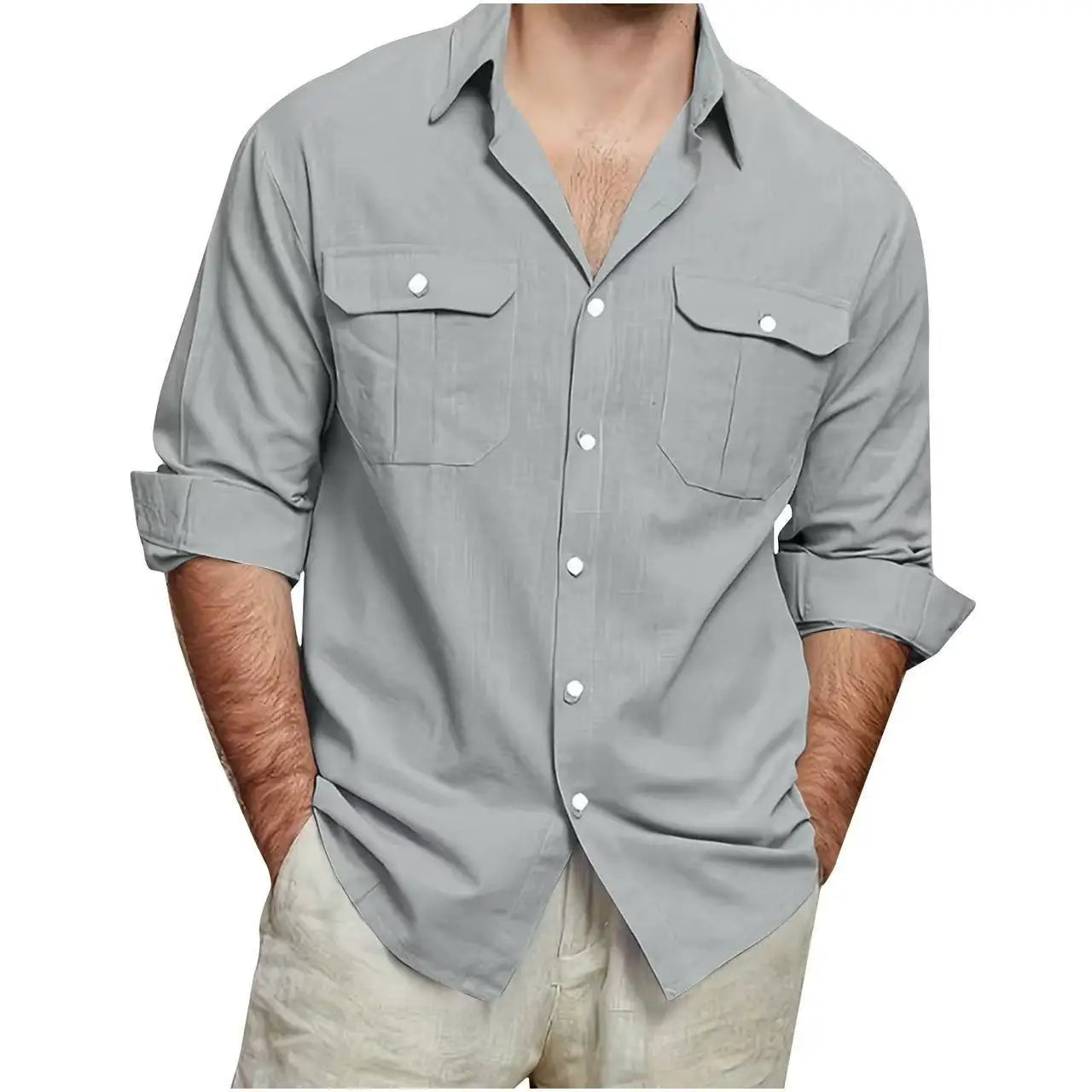 Men's Polo Shirt Short Sleeve Button Collar Tees Casual Soft Comfortable Daily Tops