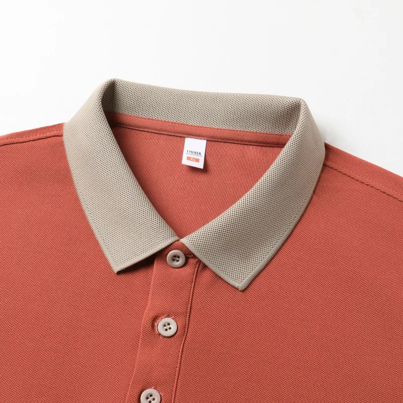 Designer Original Men's Polo Shirt New Lapel Exquisite Print Short Sleeve T-Shirt Versatile Casual Soft Business Men's clothing