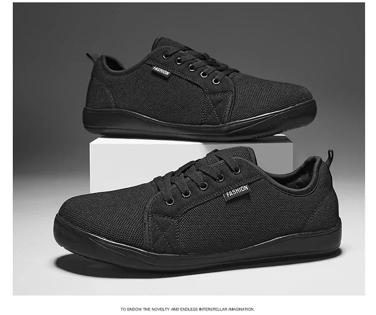 Men's Barefoot Shoes with Wide Toe Breathable Minimalist Sneakers for Fitness Cross Training Casual Wear and Large Size Comfort