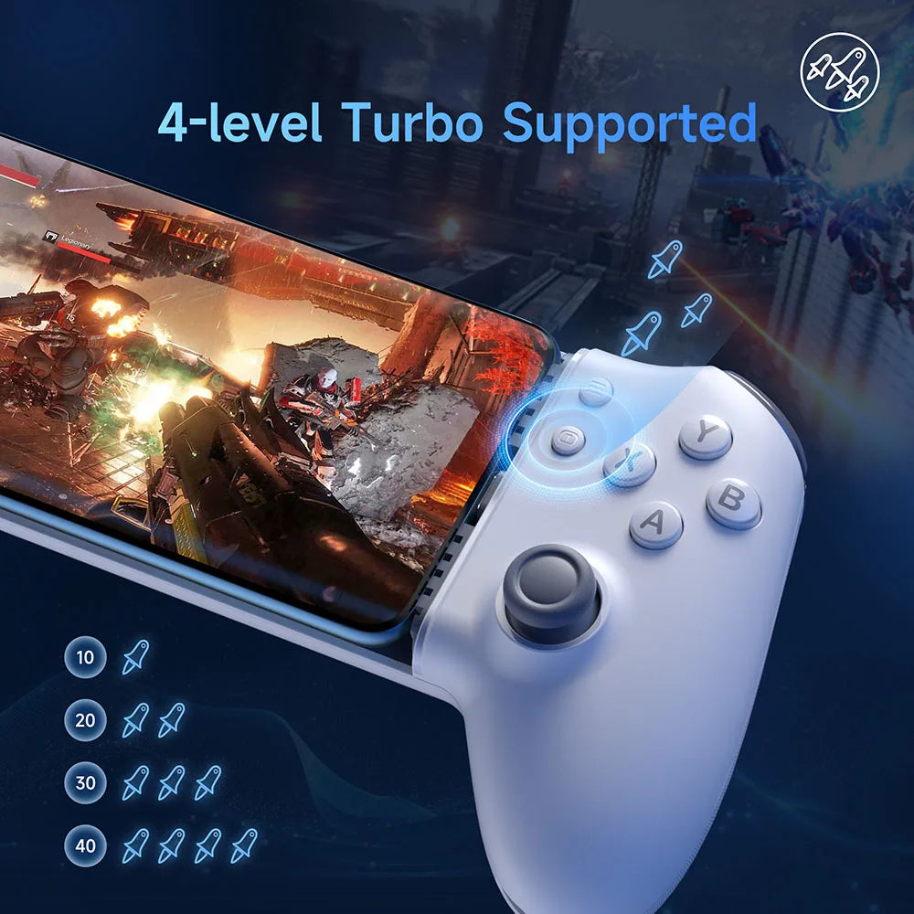 EasySMX M15 Mobile Phone Gamepad Type C Hall Mechanical Controller for Android Phone iPhone 15/16 Cloud Gaming Xbox Game Pass