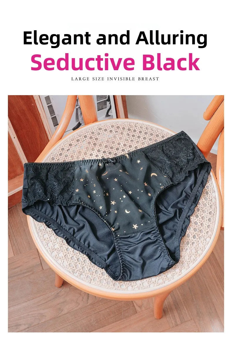 Men's Lace Sexy Underwear  Panties with Bow Tie Unisex Universal Comfortable Polyester Fiber Undergarments for Youth