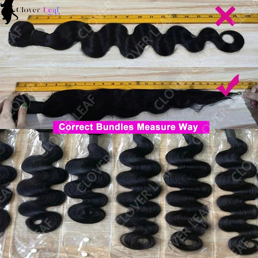 12A 24inch Body Wave Human Hair Bundles 100% Brazilian Raw Human Hair 1/3/4 Bundles for Women Thick Bundles 3 Days Delivery