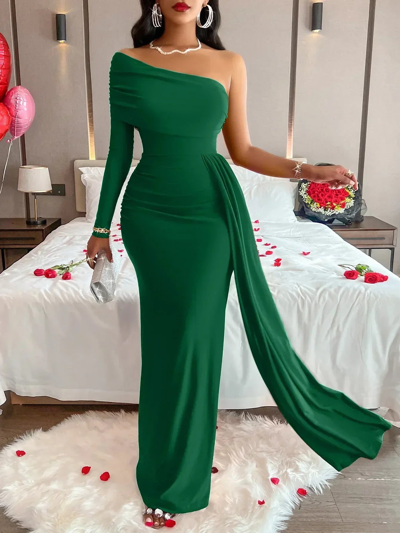 2026 Luxury Party Evening Dresses Women's Sexy and Elegant Backless Sleeveless Off Shoulder Maxi Dress Fashion Prom Gown Females