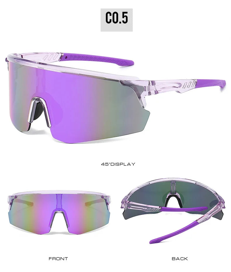 Sunglasses for Men Sport Cycling Glasses Bike Mountain Bicycle Hiking Camping Golf UV400 Protection Glasses Women Baseball