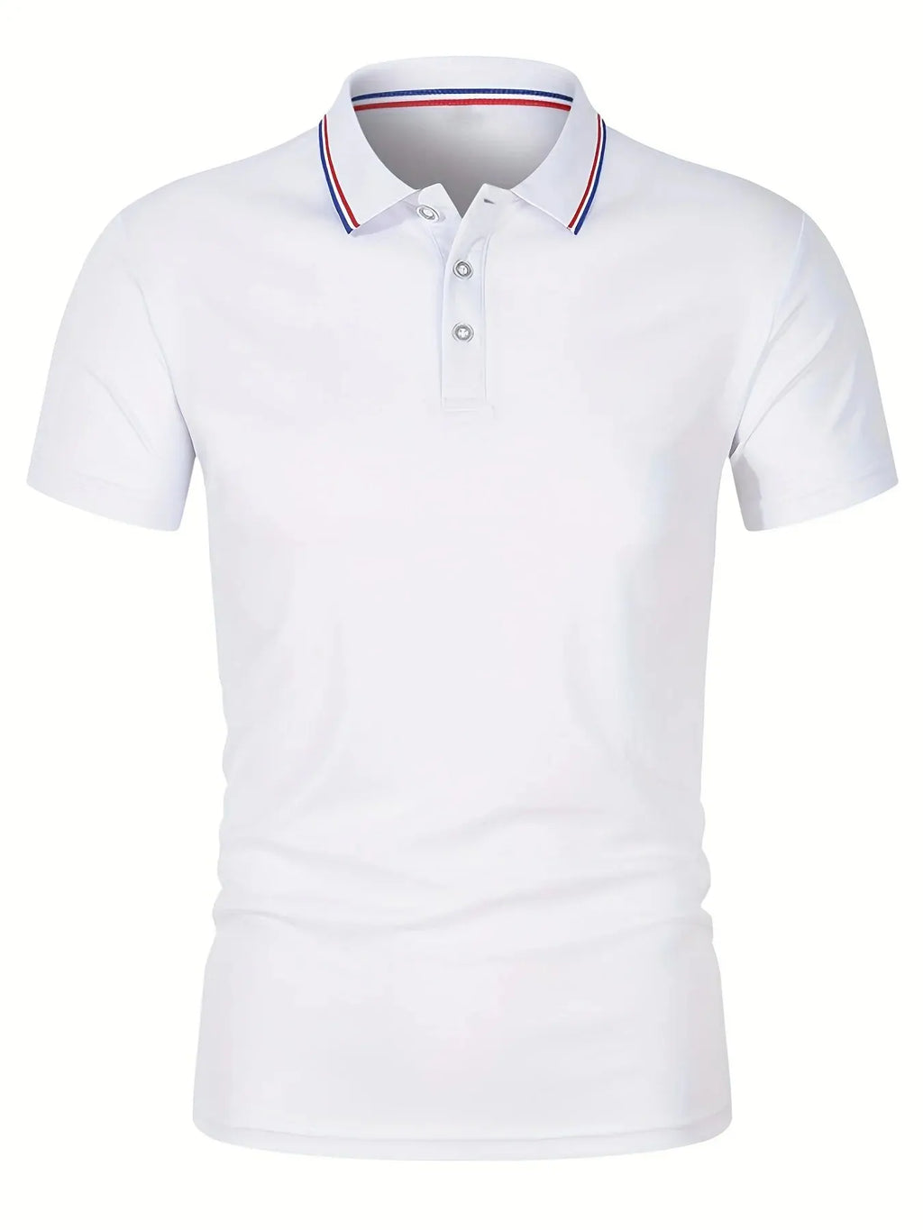 2025 Hot Sale Men's Summer Casual Breathable Comfortable Polo Shirt Men's Solid Color High Quality Short Sleeve T-Shirt