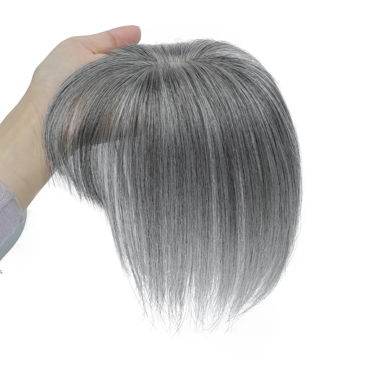 Real Human Hair Toppers for Women Daily 360°  Bangs 3D Hair Pieces with Thinning Hair Bangs20, 25, 30, 35cm