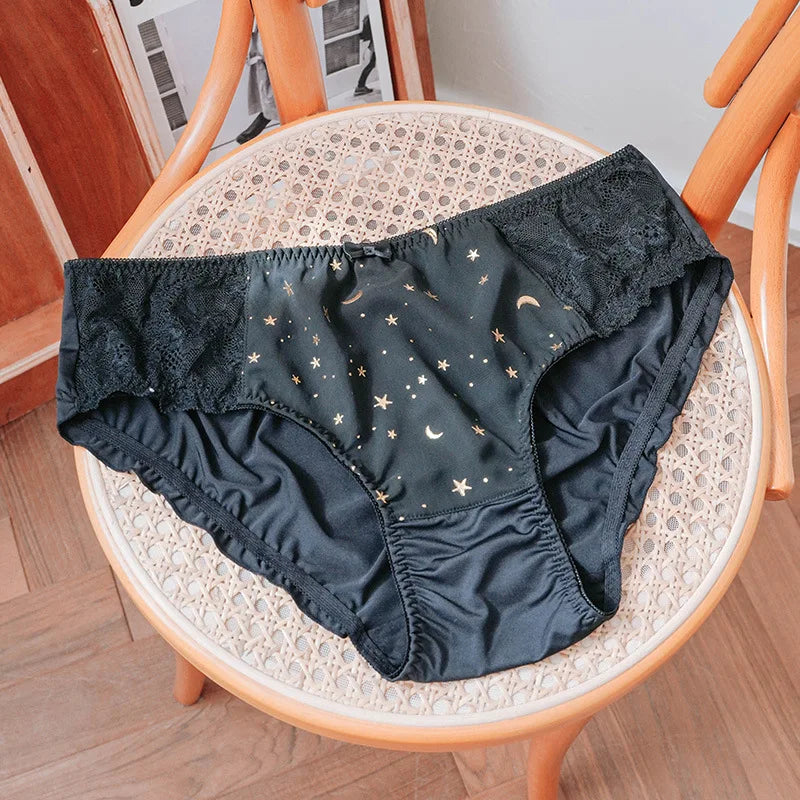 Men's Lace Sexy Underwear  Panties with Bow Tie Unisex Universal Comfortable Polyester Fiber Undergarments for Youth