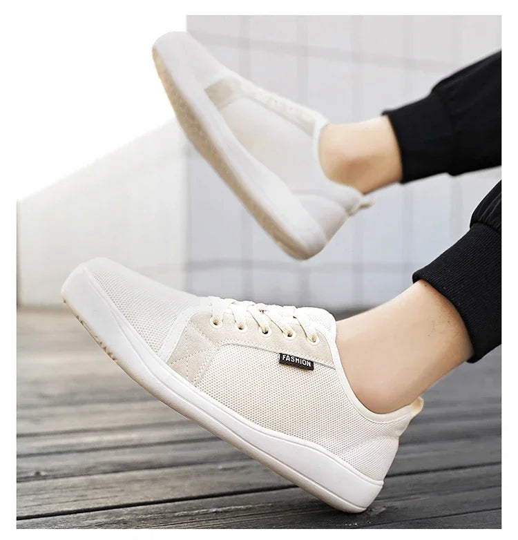 Men's Barefoot Shoes with Wide Toe Breathable Minimalist Sneakers for Fitness Cross Training Casual Wear and Large Size Comfort
